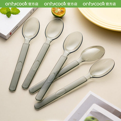 onlycook一次性勺子叉子单独包装