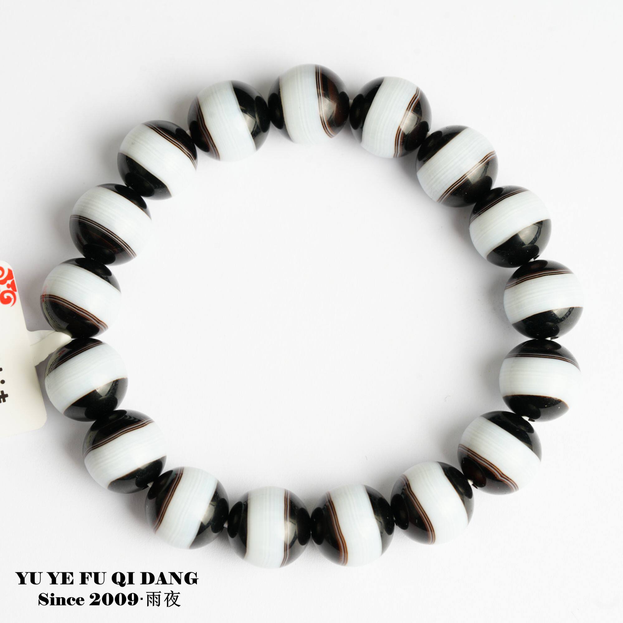 巨宽自由！12mm单圈仅见巨宽天然原矿同料一线药师玛瑙天珠仅12条