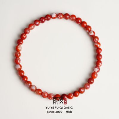 罕见天珠南红玛瑙5mm圆珠手串