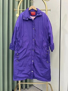 Viviennetam 谭燕玉风衣夹克式鹅绒女士立领羽绒服正品长款