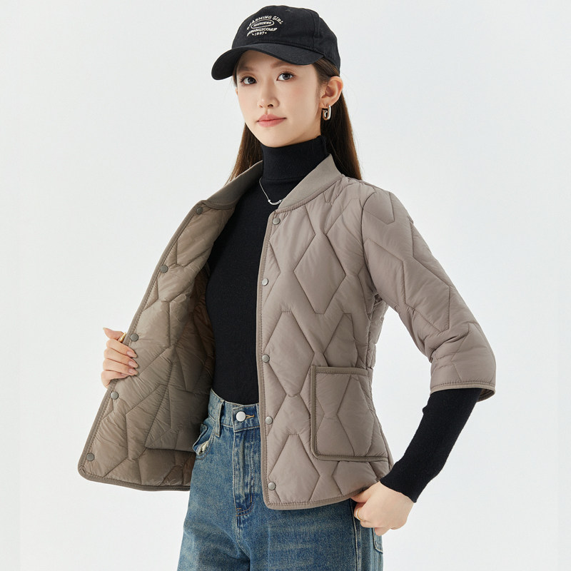 棉衣女短款轻薄内穿小棉袄秋冬季保暖羽绒棉内胆打底棉服妈妈打底