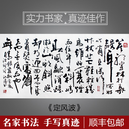 苏轼诗词书法挂画手写真迹字画