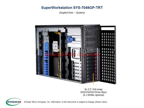 超微gpu准系统深度学习工作站