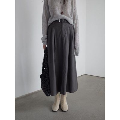 MMCDITION皮裙半身裙女秋季新款