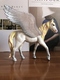 正版 德国思乐日出飞马神兽精灵宠物动物模型童玩具早教认知摆件