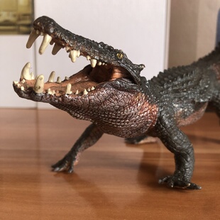 法国papo野猪鳄鱼古兽动物模型儿童玩具早教认知启蒙绘本摆件收藏