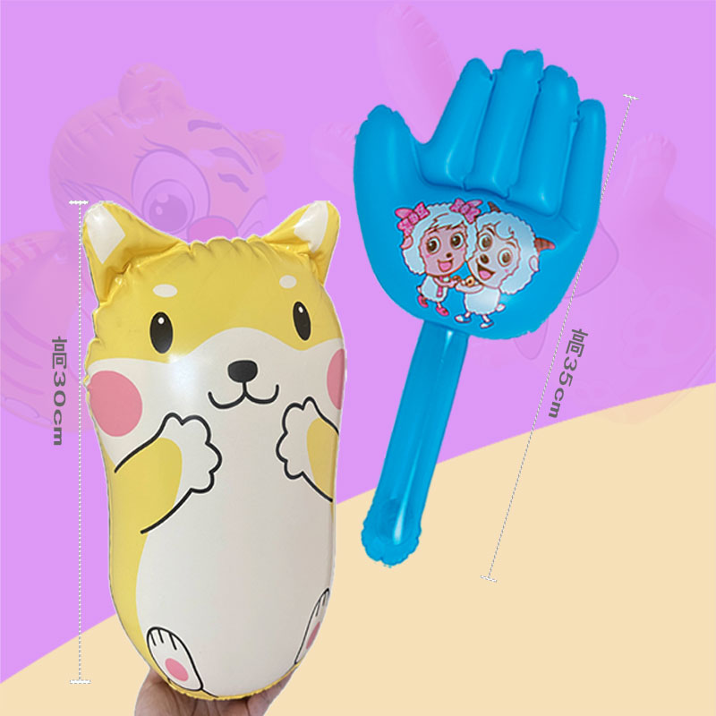 卡通动物儿童迪斯尼小不倒翁充气玩具3D动物运动幼儿园宝宝