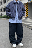 2024春cheanfit短款条纹夹克jk9221p118，男装夹克，电商A138B