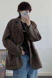 2024春休闲格子西装外套xz9232p118，女装西装，电商A138B