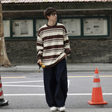 2024春长袖条纹T恤t1160p55，男装T恤，电商A138B