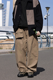 2023秋季潮牌新款休闲长裤男宽松直筒K7321P78控108棉，男装休闲裤，电商A138B