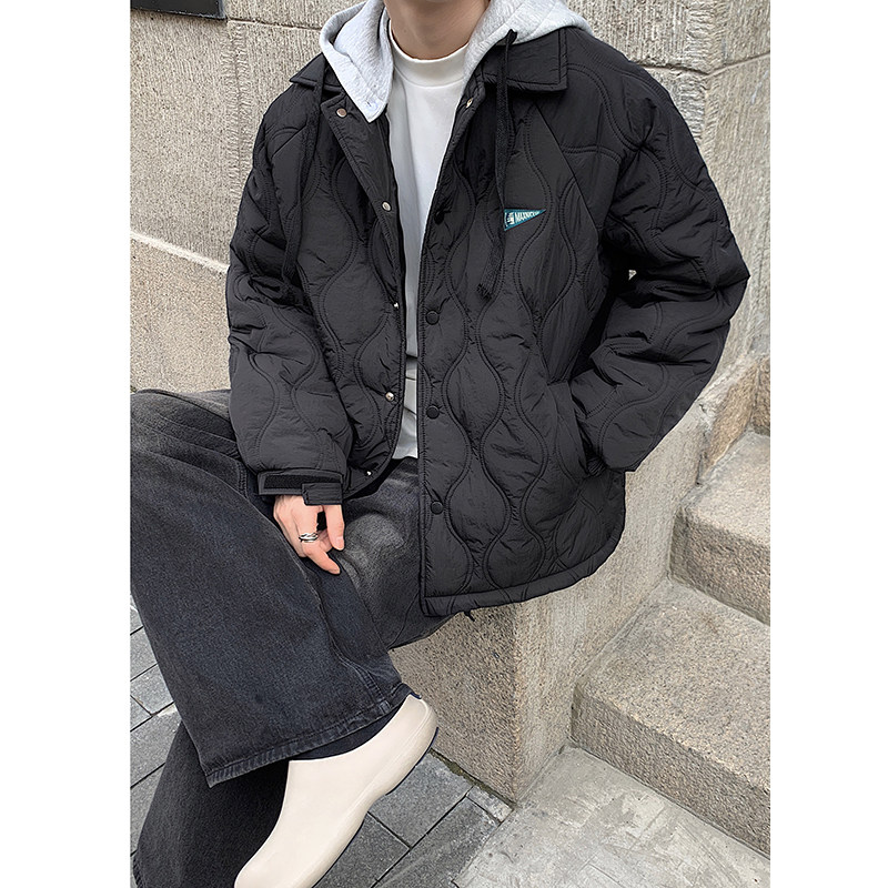 2024冬可拆卸连帽抽绳刺绣标棉服棉衣MY9268P138100聚酯纤维,男装棉衣,电商A138B