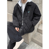 2024冬可拆卸连帽抽绳刺绣标棉服棉衣MY9268P138100聚酯纤维，男装棉衣，电商A138B