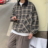 2024春撞色格子夹克外套jk9250p118，男装夹克，电商A138B