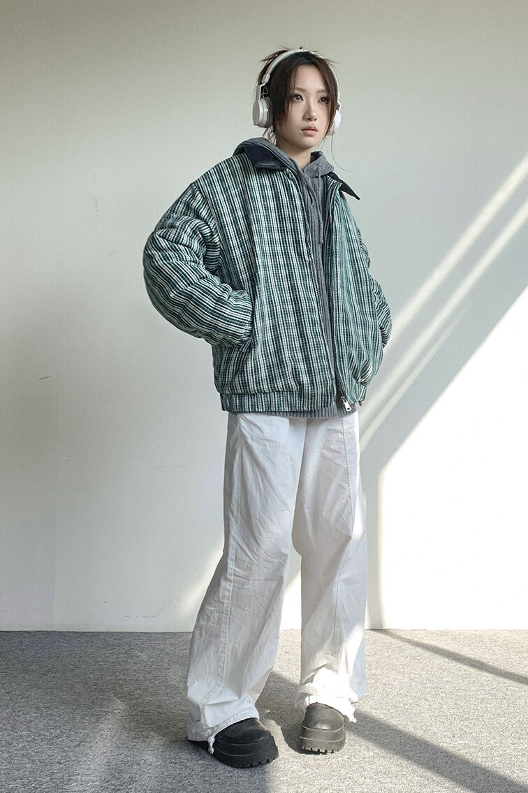 短款绿色棉衣my9256p125,女装棉衣/棉服,电商A138B