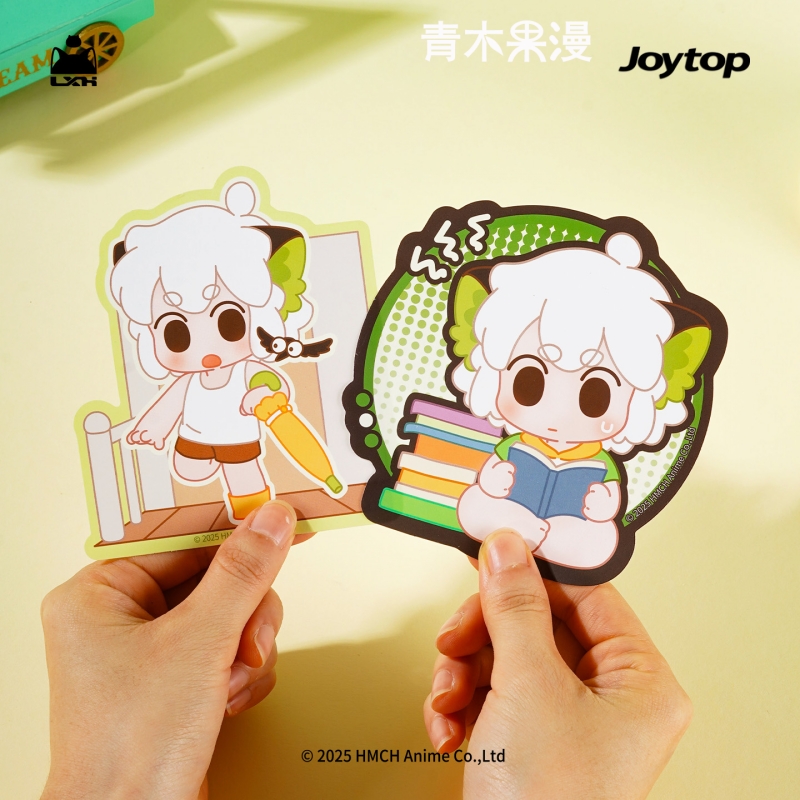 罗小黑美好的一天行李箱贴纸