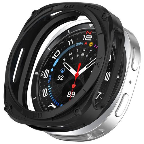 适用三星galaxy watch8铠甲保护壳Watch8镂空机甲手表壳TPU套镂空