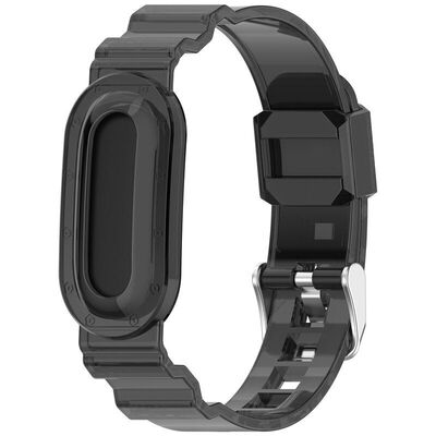 适用谷歌Fitbit Air冰川TPU表带Fitbit Air透明果冻一连腕体表带