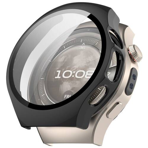 适用HUAWEI华为watch5手表保护壳钢化膜46MMPC一体手表壳TPU全包