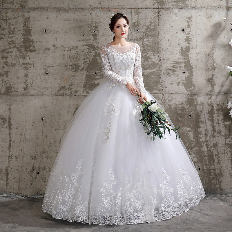  White 112 Qi Di wedding dress+XL  