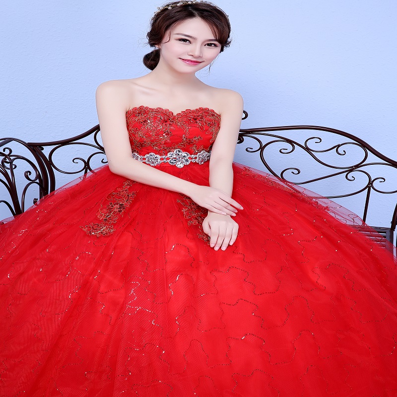  Red red wedding shoes+XXL  