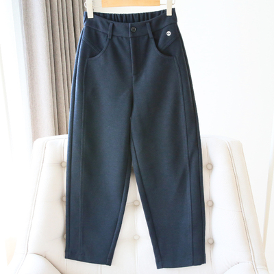 巨显瘦职场加厚直筒宽松西装裤