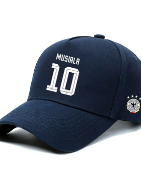 德国队2026世界杯10号足球迷运动休闲棒球帽网格眼遮阳鸭舌帽子