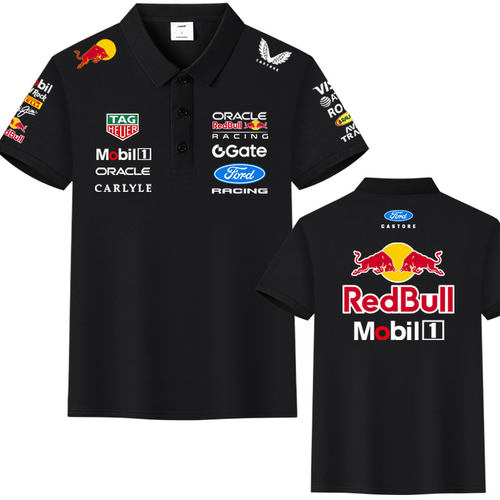 2026红牛车队维斯塔潘衣服F1方程式赛车定制夏男冰丝棉POLO衫短袖