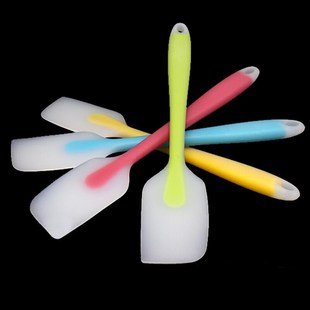 硅胶烘焙刮刀一体式培奶油抹刀橡皮铲刀搅拌水晶泥刮刀溶豆工具铲