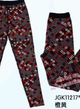 正品久岁伴儿童装内衣 女 儿童冬季加厚加绒保暖裤11217打底长裤