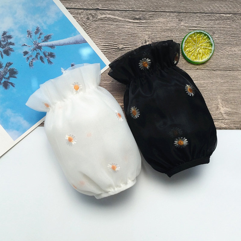 袖套女冬新款ins潮时尚儿童护袖韩版成人办公工作羽绒服防污套袖