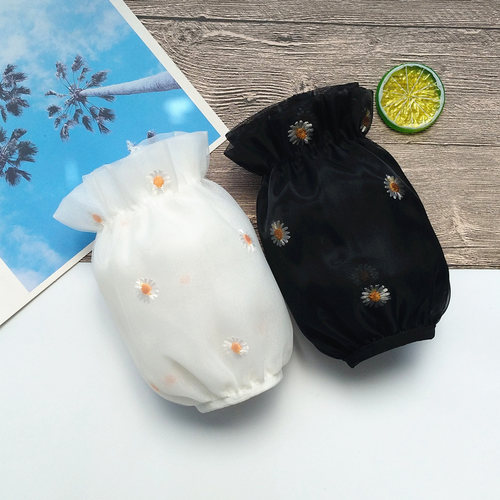 袖套女冬新款ins潮时尚儿童护袖韩版成人办公工作羽绒服防污套袖