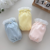 护袖 秋冬季 头 套女士2026新款 办公室手袖 耐脏成人套袖 黄色羽绒服袖