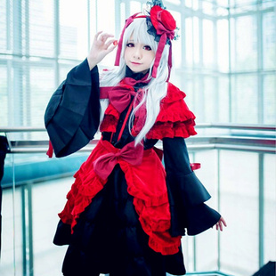 K动漫栉名安娜cos服洛丽塔裙子女仆装 漫展节日派对cosplay服装全