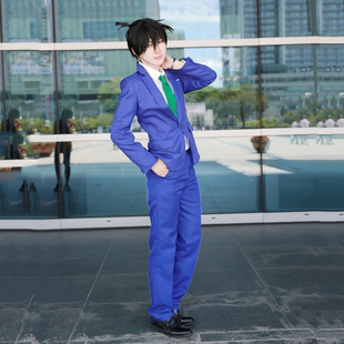 【漫吧动漫】工藤新一cos服毛利兰小兰米花高中校制服cosplay服装