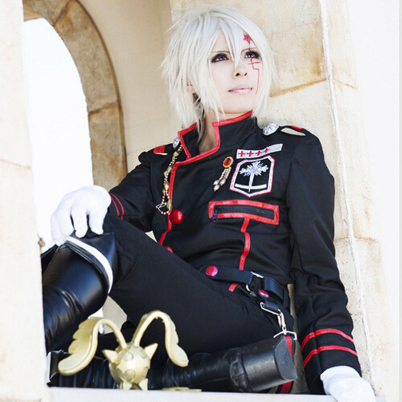 驱魔少年格雷少年亚连沃克cos服动漫cosplay服装三代黑色教团现货