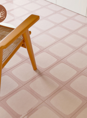 200x200 全瓷哑光法式复古小花砖商铺咖啡店餐厅墙地防滑耐磨地砖