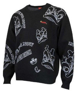 PEAK 곡물 수확 스웨터 니트 라운드 넥 스웨터 FM241007|FM241008 엑스트라 사이즈 9