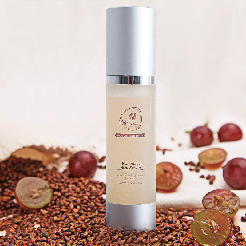 美国Bihone玻尿酸葡萄籽面部精华液50ml热肤补水保湿去色素提亮