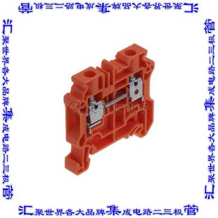 SCREW TERM BLK THRU FEED CY6 连接器接插件DIN