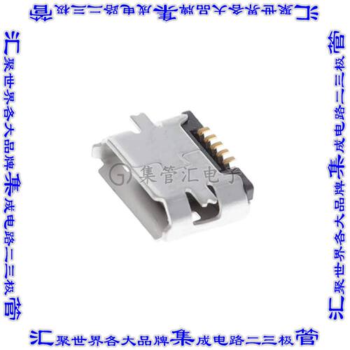 USB3065-30-00-A 连接器USB-微B型插座5POS USB 2.0表面贴装直角