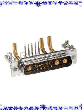 DBMC13H3PJK87 连接器接插件CONN D-SUB PLUG 13POS R/A SOLDER