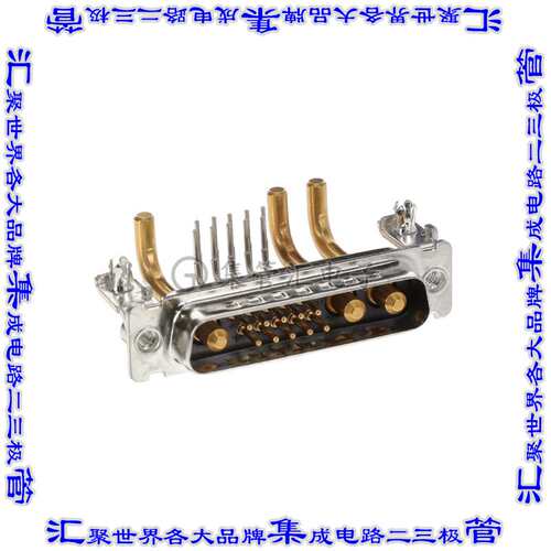 DBMC13H3PJK87 连接器接插件CONN D-SUB PLUG 13POS R/A SOLDER