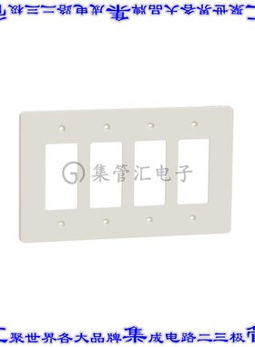 SQWS141004LA 连接器接插件4 GANG MID+ WALL PLATE LA