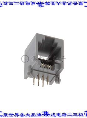 MTJ-662BX2 连接器接插件CONN MOD JACK 6P6C R/A UNSHIELD