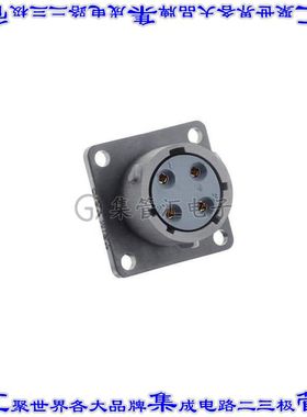 UTSX012D4S 连接器接插件SQUARE FLANGE RECEPTACLE, WITHOU