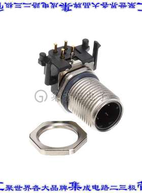 MSDS-04PMMR-SF7003 连接器接插件M12 RA DCODE MATED IP SHIELDE