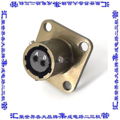 MSW02E8-2S 连接器接插件BOX MOUNT RECEPTACLE, ENVIRONMEN