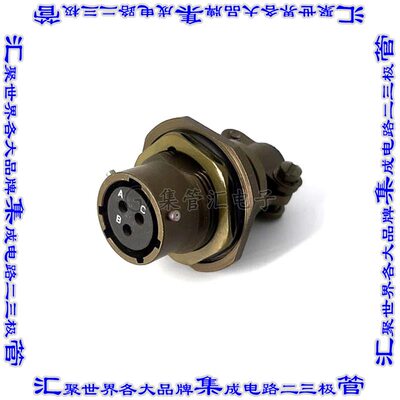 MSW07E12-3S 连接器接插件JAM NUT RECEPTACLE, ENVIRONMENTA