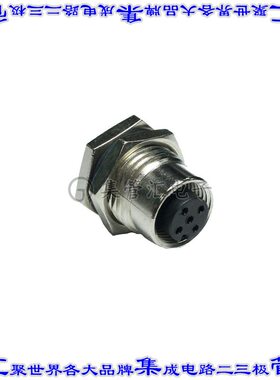 MSAS-10PFFS-SF8001 连接器接插件M SERIES, M12, 1.5A, 10 PINS,